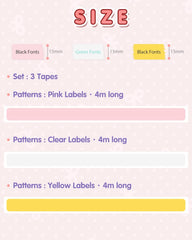 漢印 HPRT 小Q 小粉餅系列專用連續性標籤紙 | 標籤防水、防油、防刮｜適用於 Q 2 & 小粉餅 H11